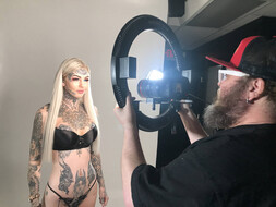 Amber Luke Chest Tattoo Behind The Scenes